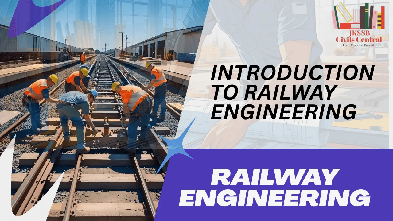 Overview of railway tracks, stations, and locomotives used in modern railway engineering systems in India.