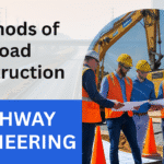 Different methods of road construction including earthen, gravel, WBM, bituminous, and concrete roads