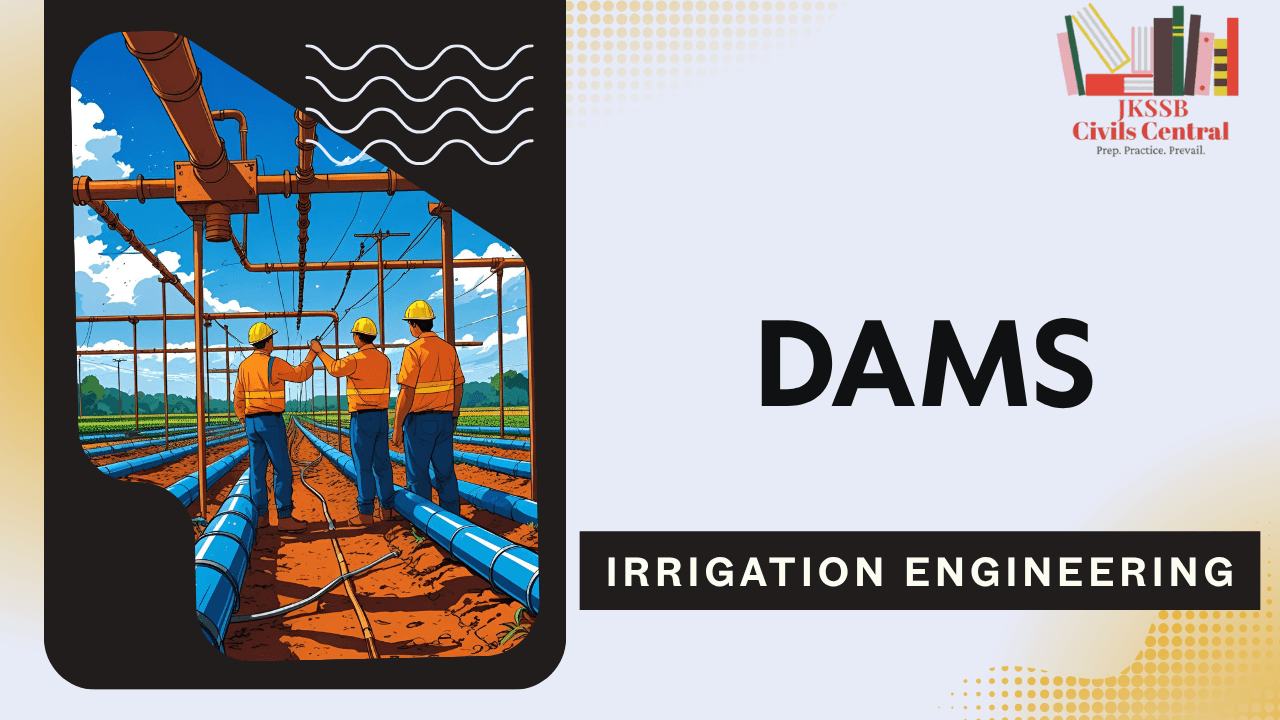 Large dam with water reservoir surrounded by hills, used for irrigation and water storage