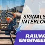 Diagram showing different types of railway signals and interlocking system used in Indian Railways for JKSSB Civil JE exam preparation