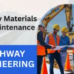Types of highway construction materials and methods of road maintenance used in civil engineering