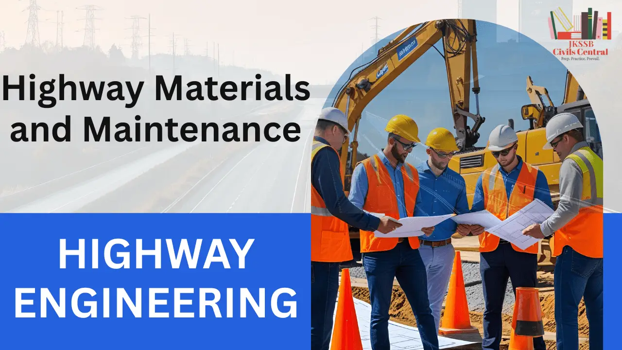 Types of highway construction materials and methods of road maintenance used in civil engineering
