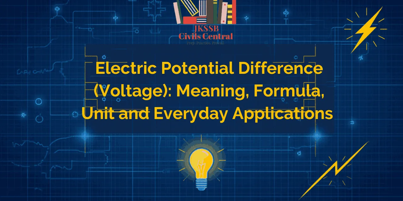 Electric Potential Difference (Voltage)