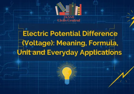 Electric Potential Difference (Voltage)