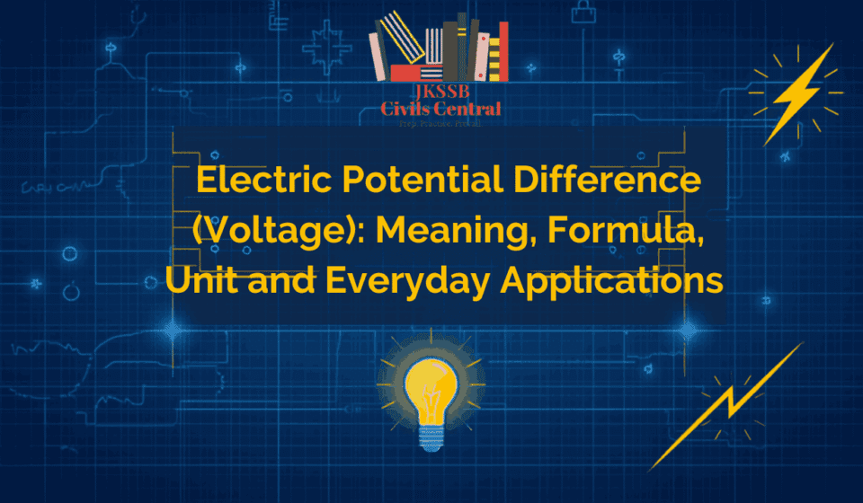 Electric Potential Difference (Voltage)