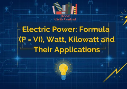 Electric Power: Formula (P = VI)