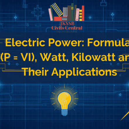 Electric Power: Formula (P = VI)