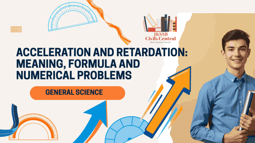 Acceleration and Retardation_ Meaning, Formula and Numerical Problems
