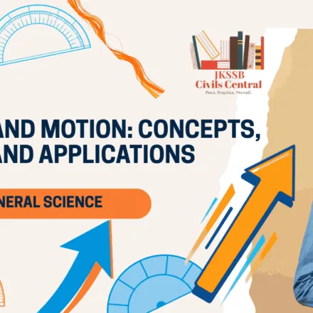 Force and Motion_ Concepts, Types and Applications