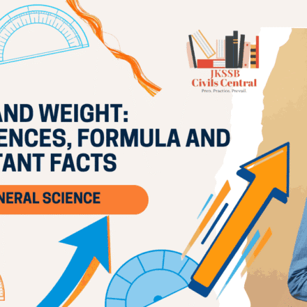 Mass and weight