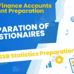 Preparation of Questionnaire: JKSSB Finance Accounts Assistant Statistics