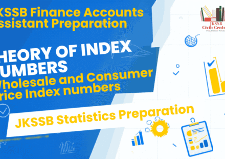 Theory of Index Numbers: Wholesale and Consumer Price Index Numbers for Statistics JKSSB