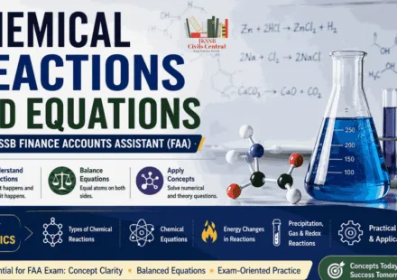 Chemical Reactions and Equations for JKSSB Finance Accounts Assistant (FAA)
