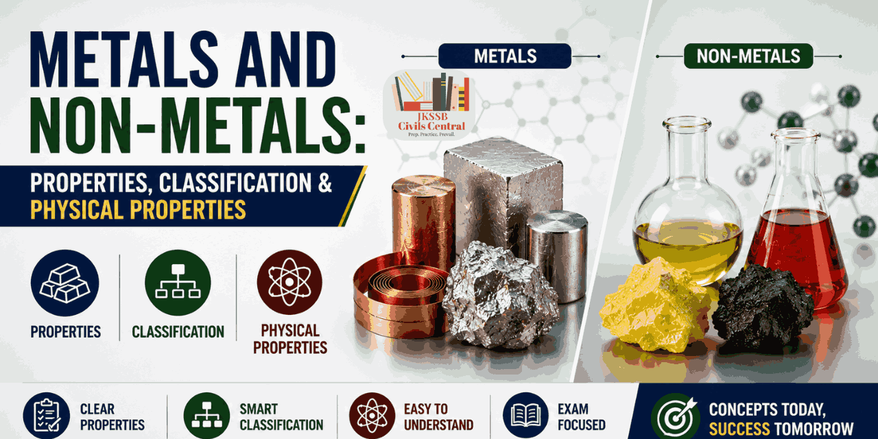 Metals and Non-Metals: Properties, Classification & Physical Properties