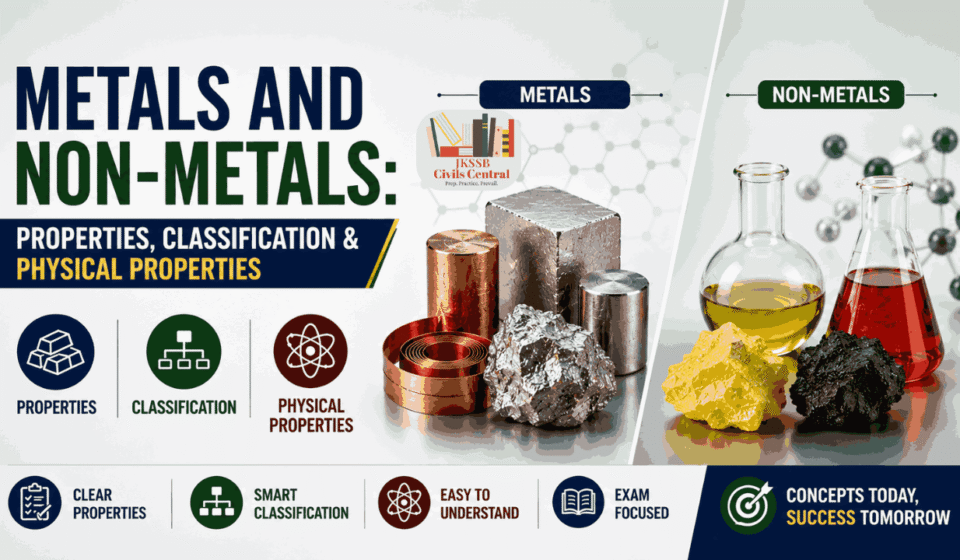 Metals and Non-Metals: Properties, Classification & Physical Properties