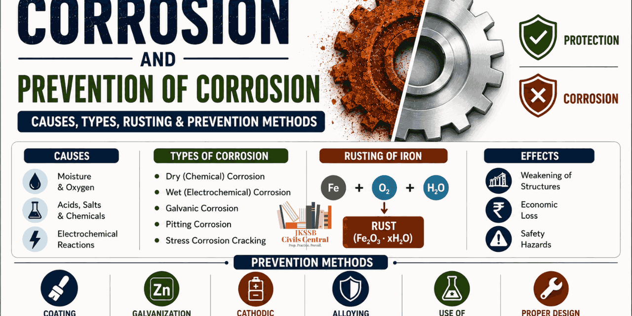Corrosion and Prevention of Corrosion | Rusting, Galvanization & Protection Methods