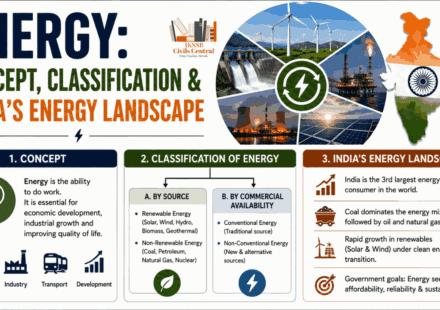 Energy: Concept, Classification & India’s Energy Landscape | Sources, Types & Energy Transition