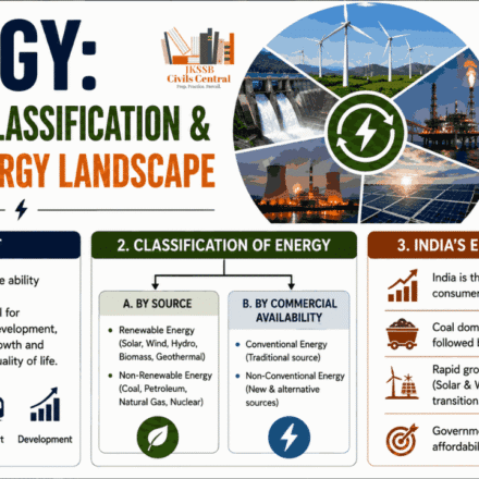 Energy: Concept, Classification & India’s Energy Landscape | Sources, Types & Energy Transition