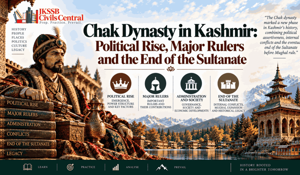 Chak Dynasty in Kashmir Political Rise, Major Rulers and the End of the Sultanate