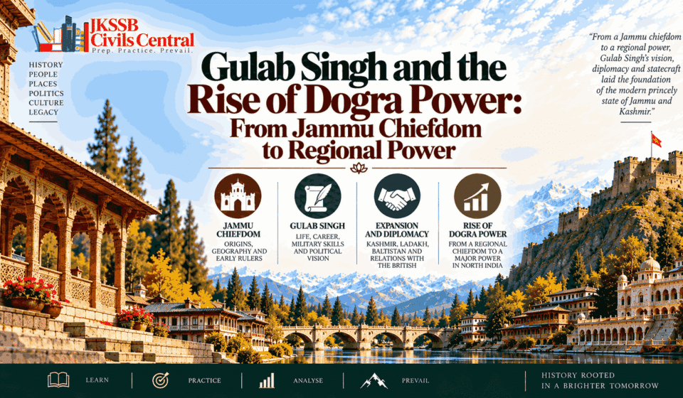 Gulab Singh and the Rise of Dogra Power From Jammu Chiefdom to Regional Power