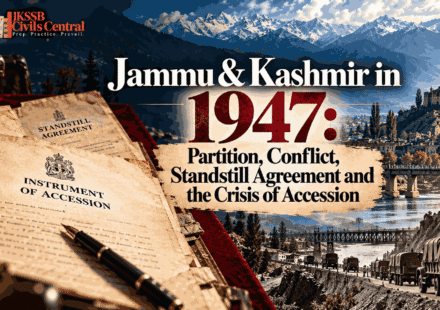 Jammu & Kashmir in 1947 Partition, Conflict, Standstill Agreement and the Crisis of Accession