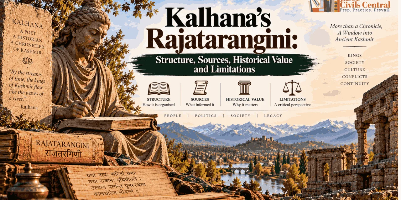 Kalhana’s Rajatarangini Structure, Sources, Historical Value and Limitations