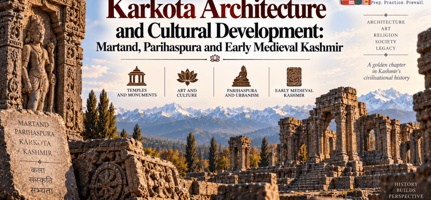 Karkota Architecture and Cultural Development Martand, Parihaspura and Early Medieval Kashmir