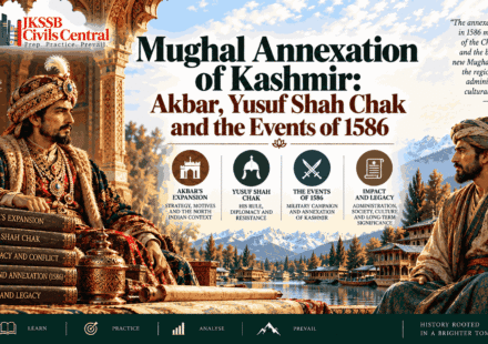 Mughal Annexation of Kashmir Akbar, Yusuf Shah Chak and the Events of 1586