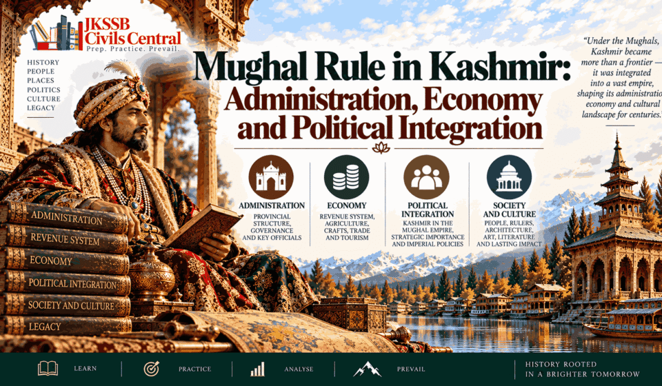 Mughal Rule in Kashmir Administration, Economy and Political Integration
