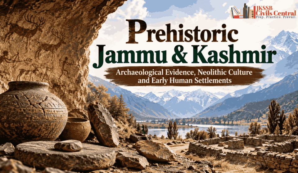 Prehistoric Jammu & Kashmir Archaeological Evidence, Neolithic Culture and Early Human Settlements