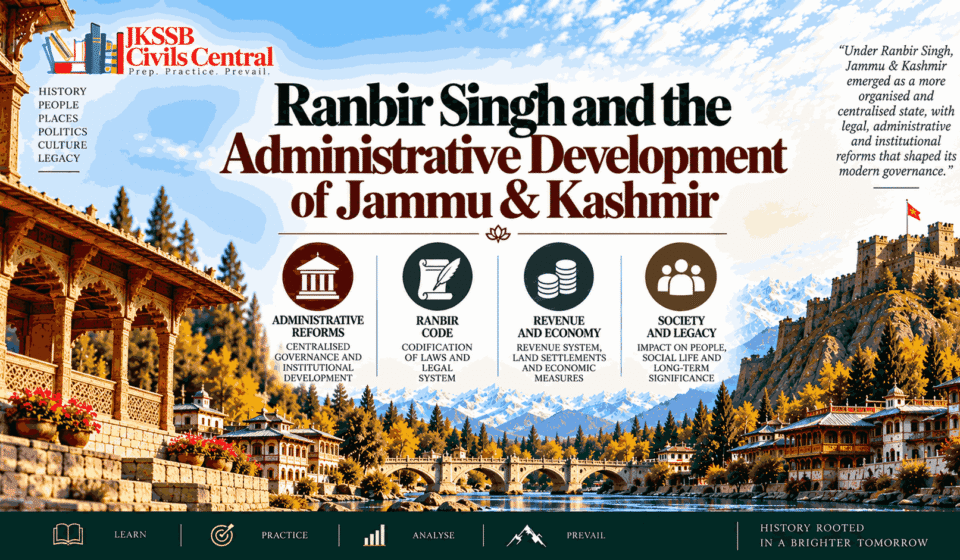 Ranbir Singh and the Administrative Development of Jammu & Kashmir