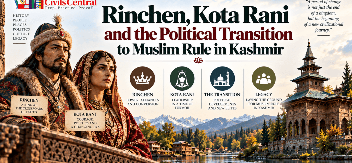 Rinchen, Kota Rani and the Political Transition to Muslim Rule in Kashmir