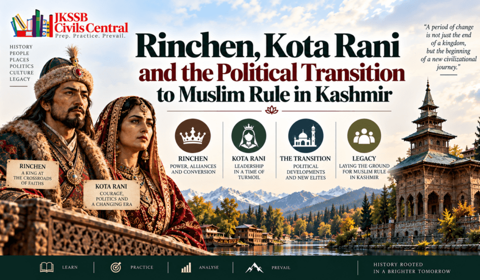 Rinchen, Kota Rani and the Political Transition to Muslim Rule in Kashmir