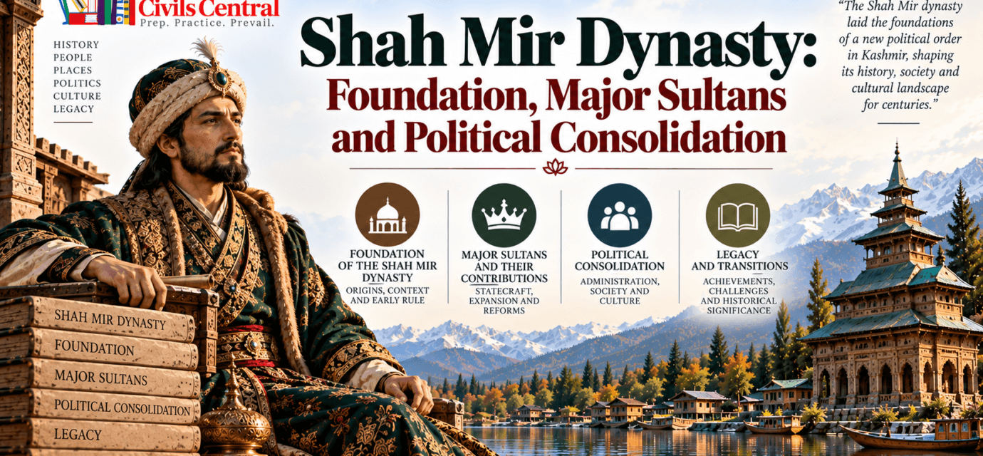 Shah Mir Dynasty Foundation, Major Sultans and Political Consolidation