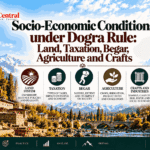 Socio-Economic Conditions under Dogra Rule Land, Taxation, Begar, Agriculture and Crafts
