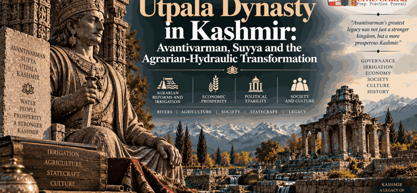 Utpala Dynasty in Kashmir Avantivarman, Suyya and the Agrarian-Hydraulic Transformation